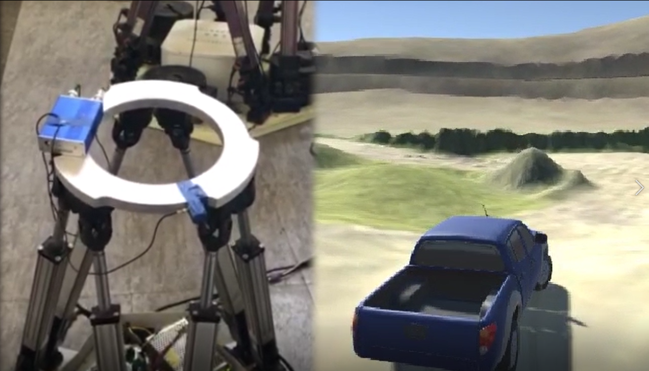 Driving Simulator based on Unity-3D and Stewart 6-DOF Platform